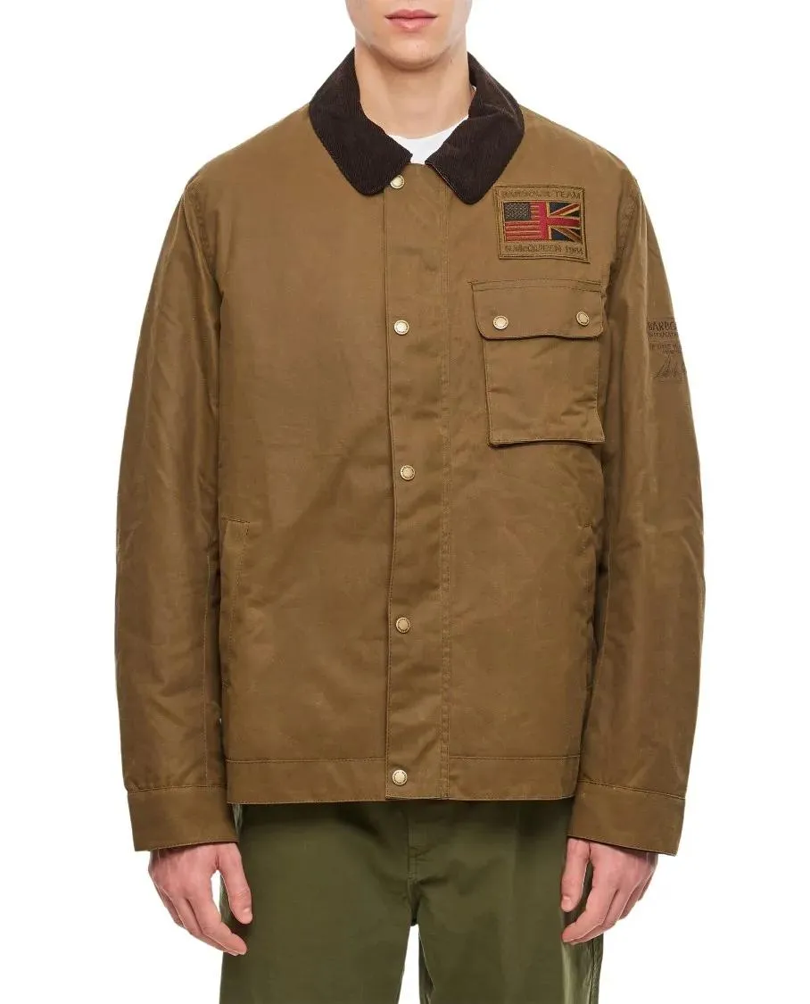   Barbour  Workers Wax Jacket Brown  Übergangsjacke 