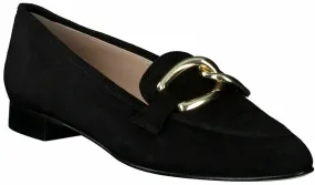 Damen-Slipper aus Leder 103002908629 (Schwarz)