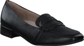 Damen-Slipper aus Leder 110001021052 (Schwarz)