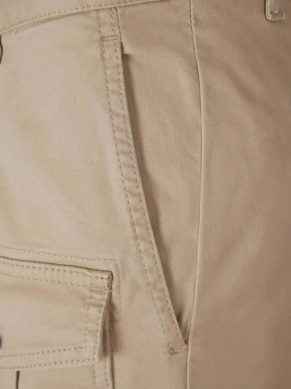   Dsquared2  Cotton Cargo Trousers taupe