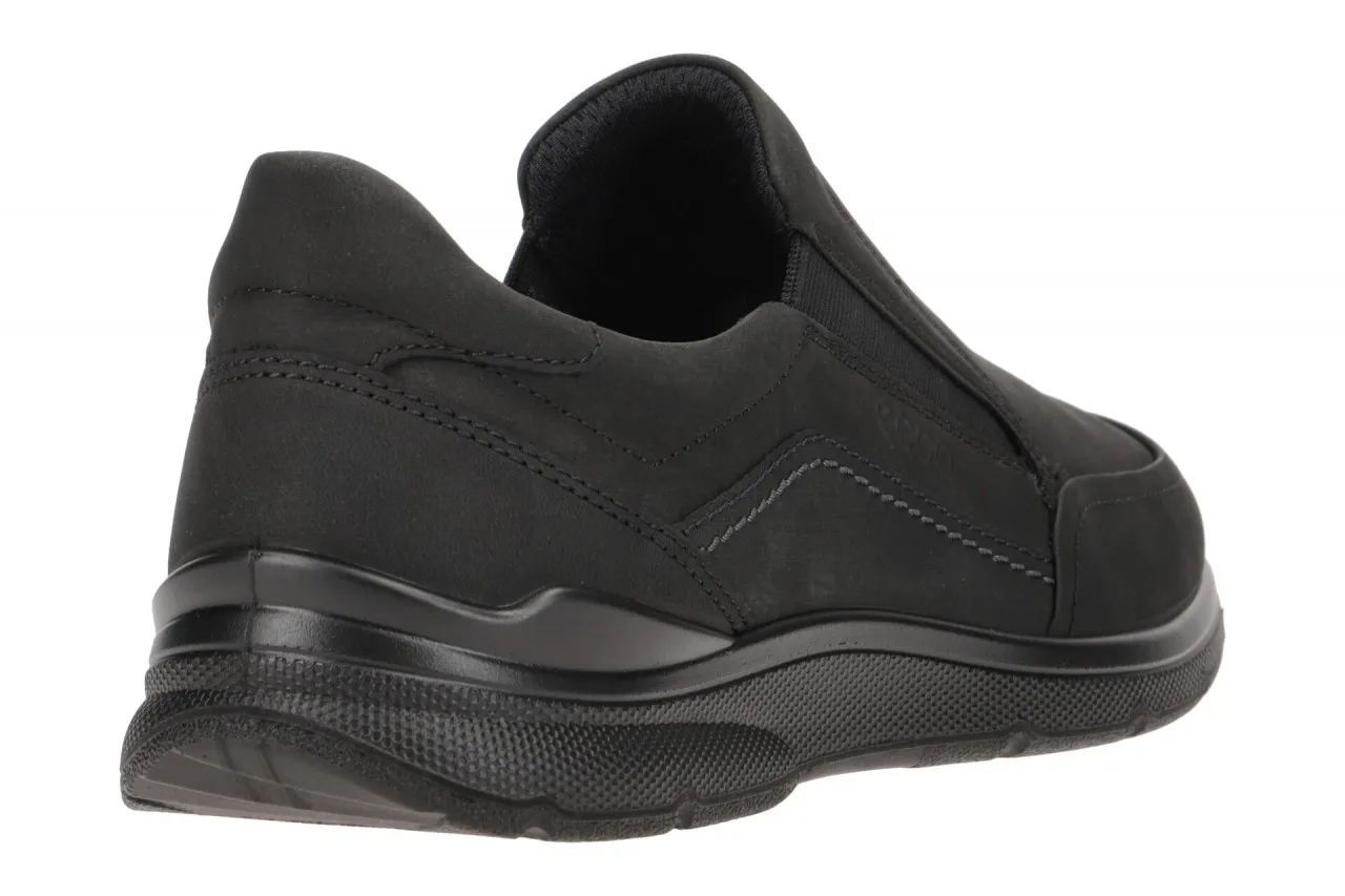 Ecco Irving Schuhe Slipper schwarz Nubuck