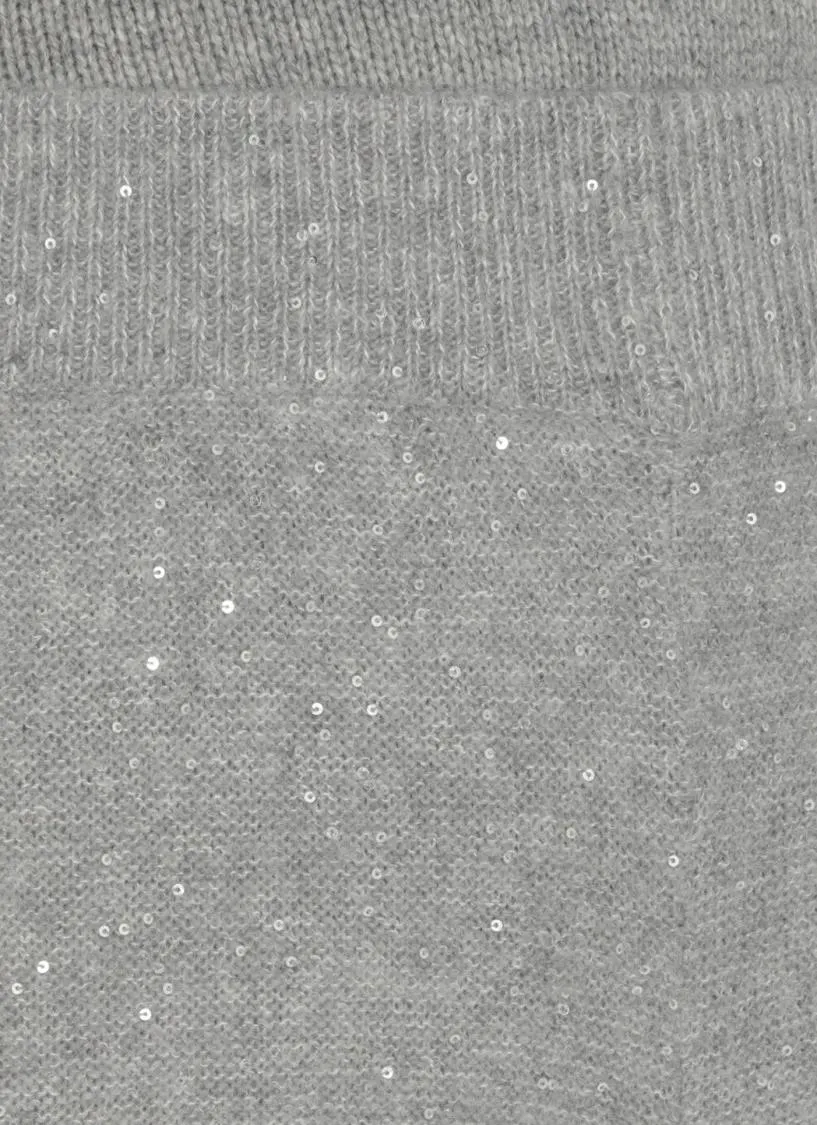   Fabiana Filippi  Trousers With Sequins Grey