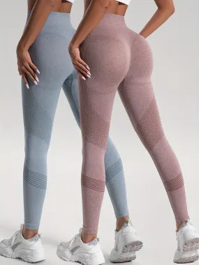 Heidi-Mode | Eleganz 2er-Set Gepunktete Fitness-Leggings Für Stylische Workouts