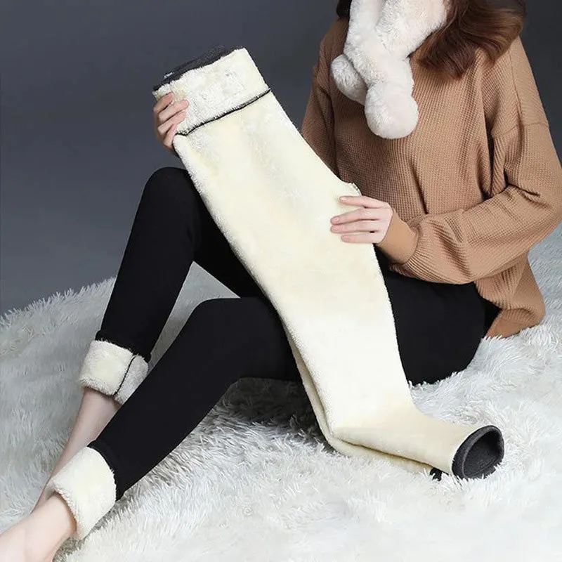 Heidi-Mode - Winter-Leggings aus Lammsamt