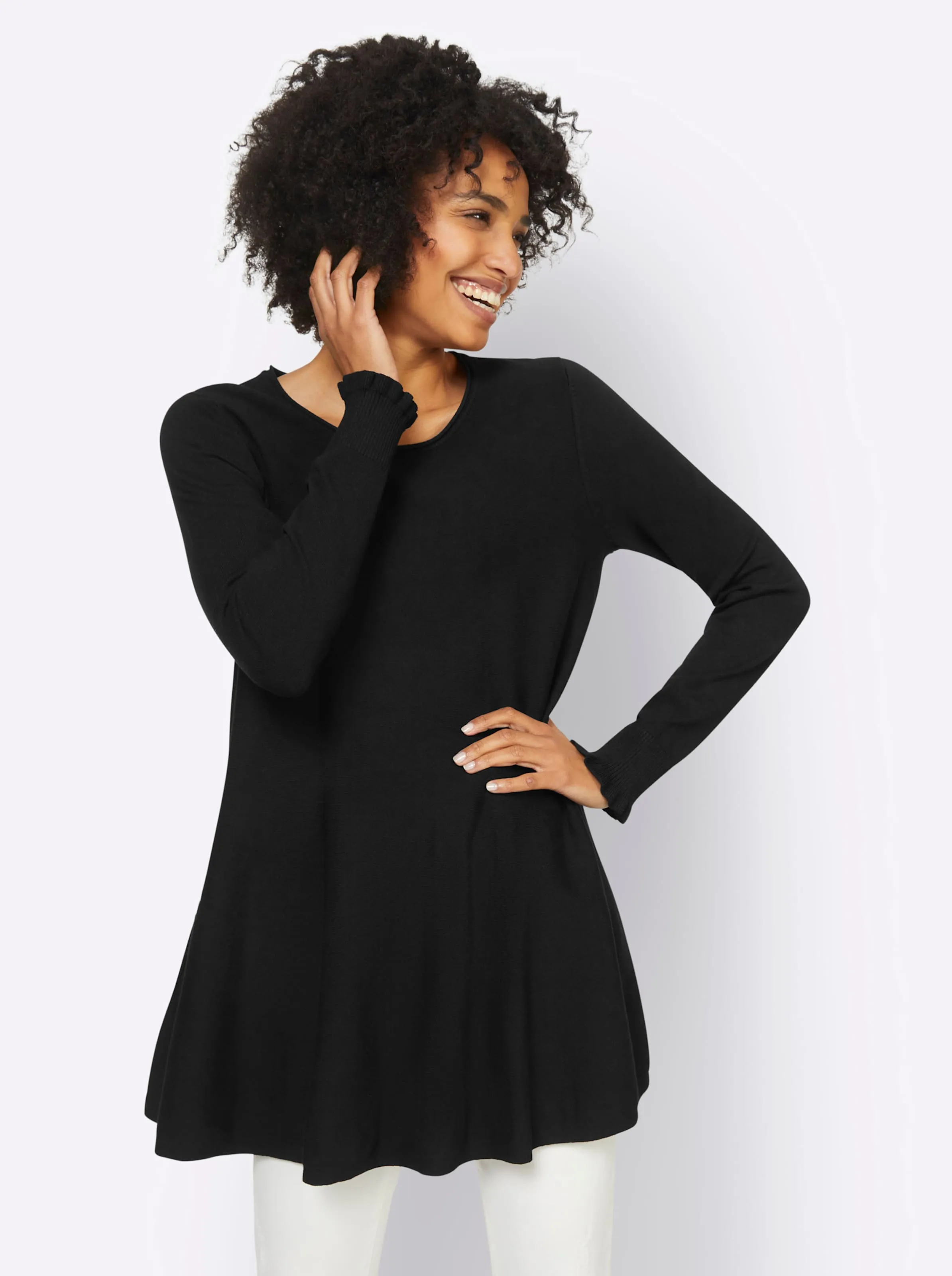heine Pullover in schwarz