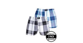 Herren-Boxershorts Meatfly Doug schwarz/blau