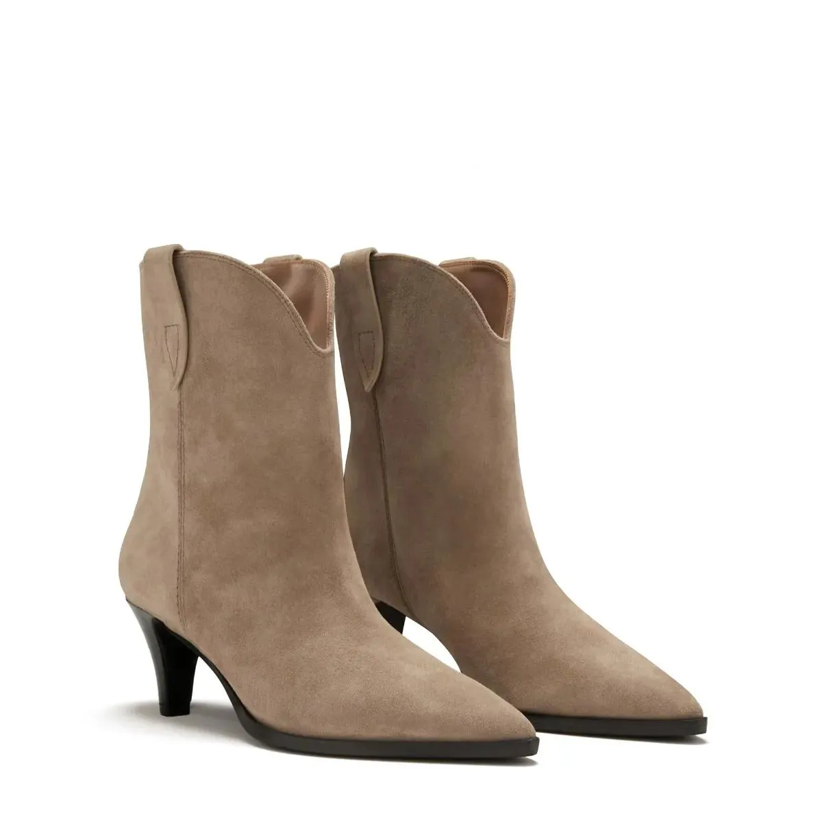   Isabel Bernard  Isabel Bernard Vendôme Louane Taupe Suede Boots IB Taupe  Stiefel 