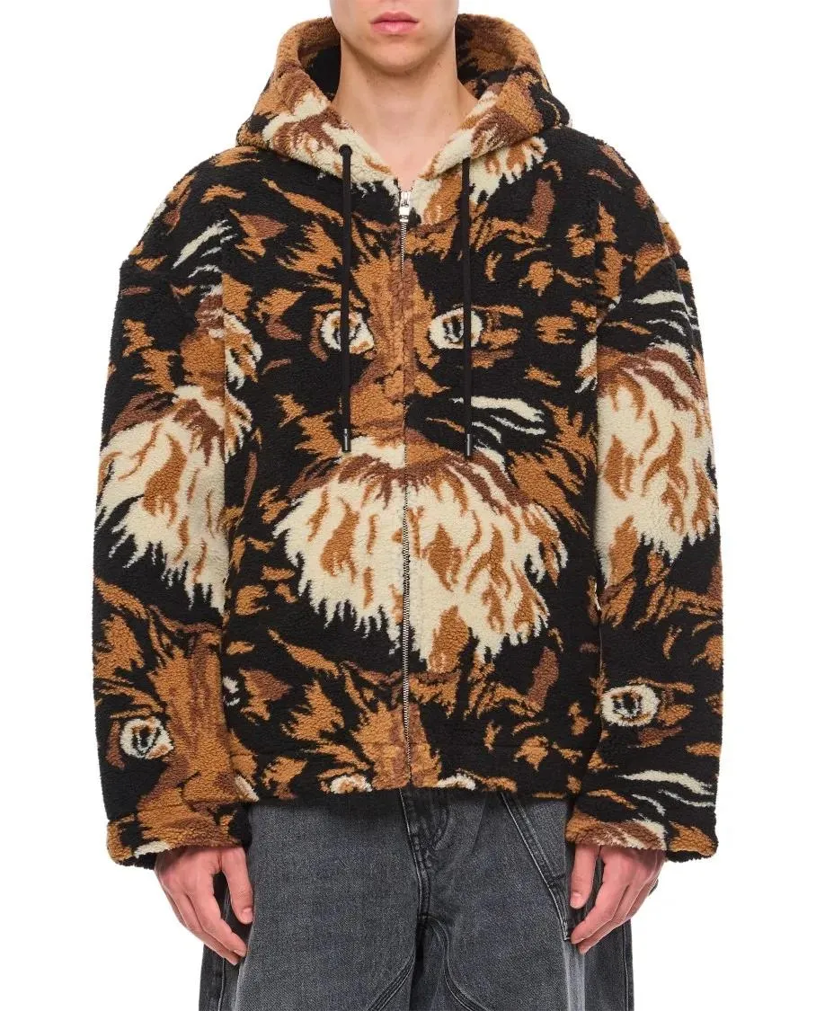   J.W.Anderson  Zip Front Hooded Jacket Brown  Übergangsjacke 