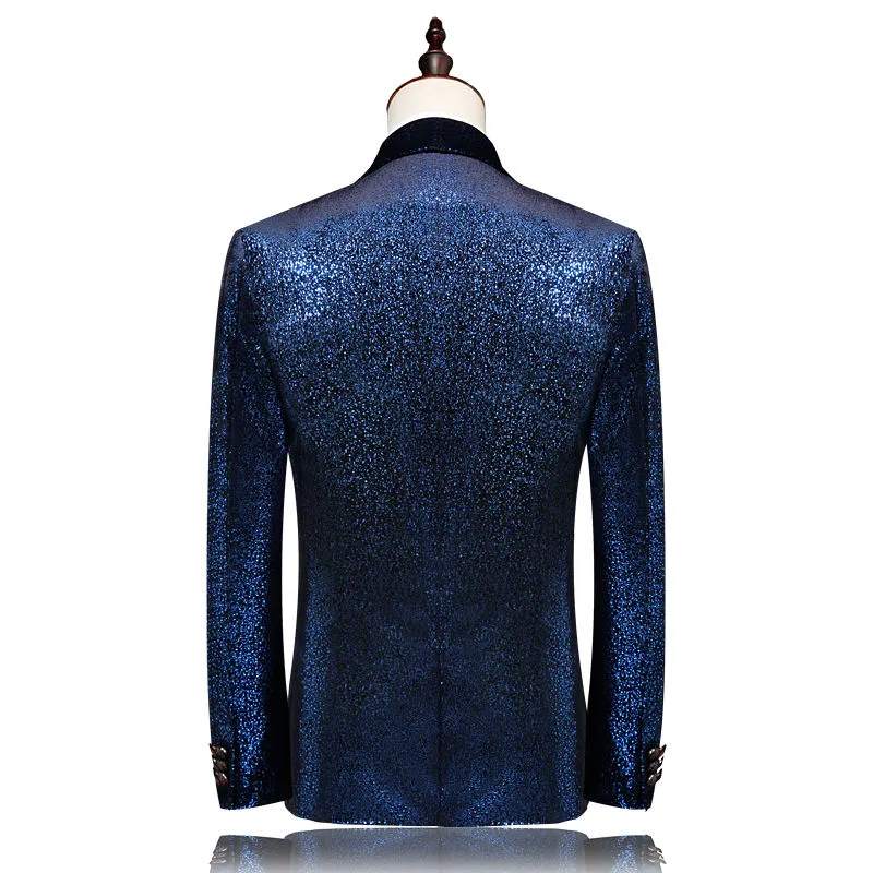 Plus Größe Flanell Bräutigam Anzug Blazer Hosen 2 Stück Beiläufigen Männer