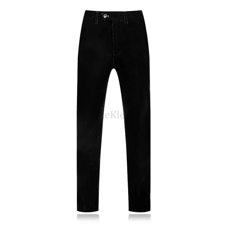 Plus Größe Flanell Bräutigam Anzug Blazer Hosen 2 Stück Beiläufigen Männer