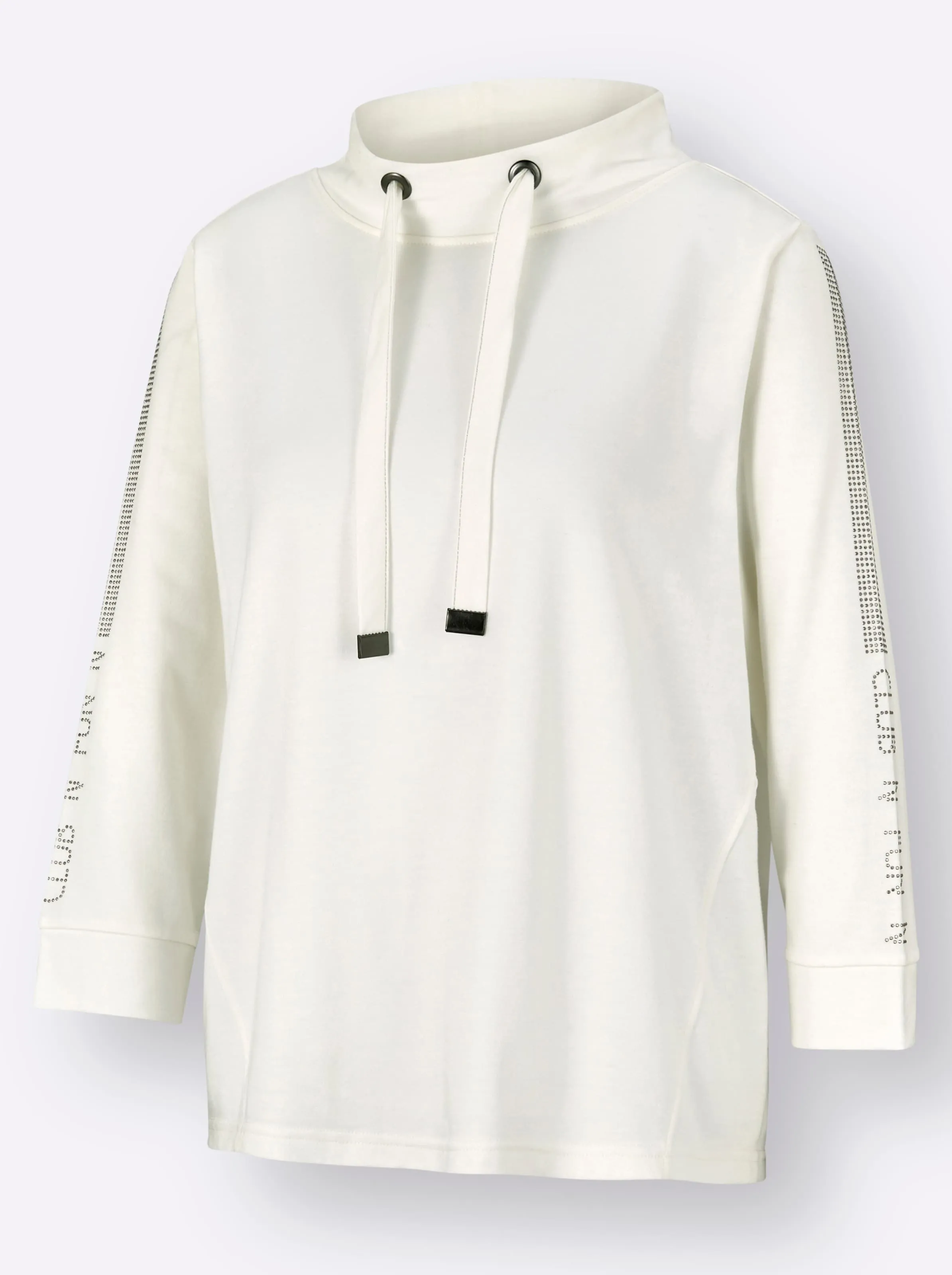 Sweatshirt in ecru