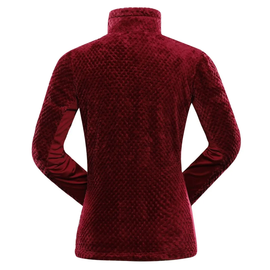 Warmes Damen-Sweatshirt ALPINE PRO LOMMA Anemonenrosa / Lila ML