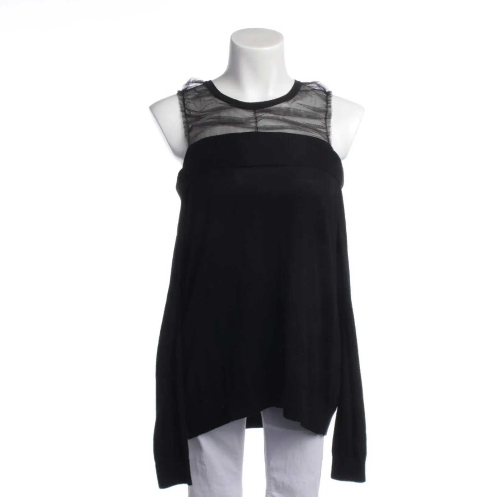 Wollpullover 40 Schwarz